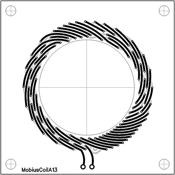 Mobius Coil A13 PCB preview